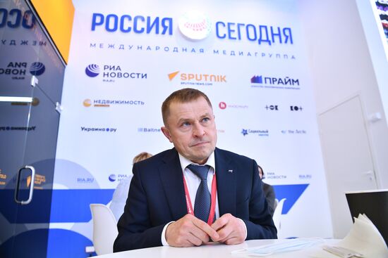 Russia SPIEF Rossiya Segodnya Exhibition Stall