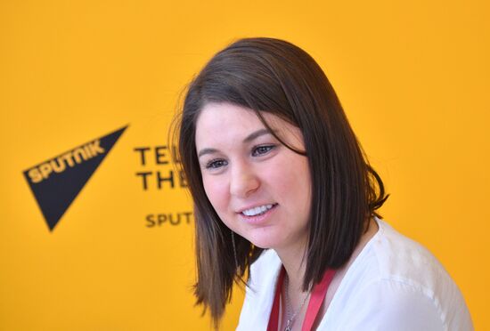 Russia SPIEF Rossiya Segodnya Exhibition Stall