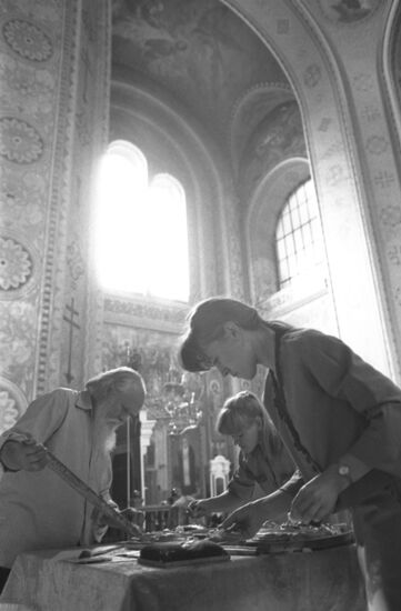 Restoration works at St. Catherine's Cathedral