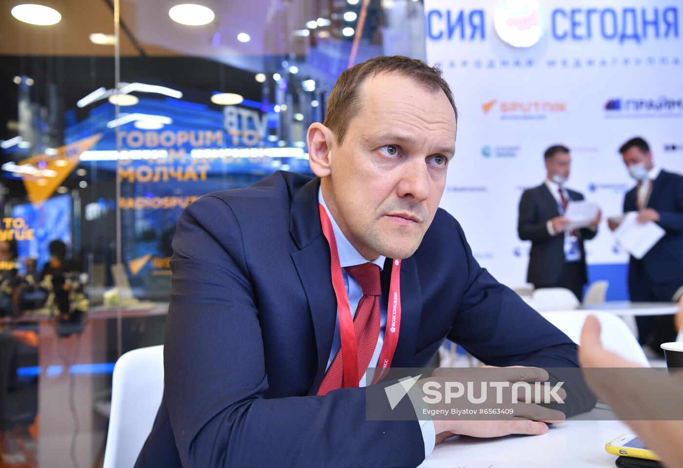 Russia SPIEF Rossiya Segodnya Exhibition Stall
