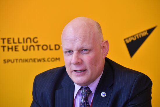 Russia SPIEF Rossiya Segodnya Exhibition Stall