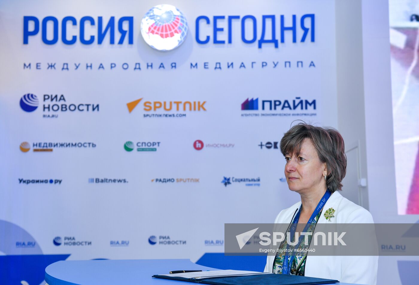 Russia SPIEF Rossiya Segodnya Exhibition Stall