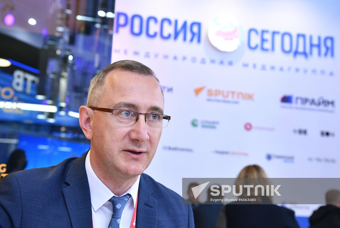 Russia SPIEF Rossiya Segodnya Exhibition Stall