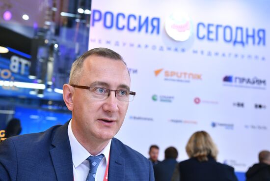 Russia SPIEF Rossiya Segodnya Exhibition Stall
