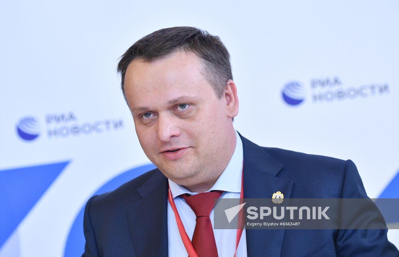 Russia SPIEF Rossiya Segodnya Exhibition Stall