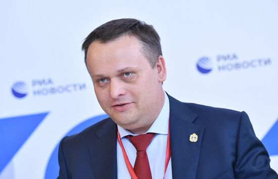 Russia SPIEF Rossiya Segodnya Exhibition Stall