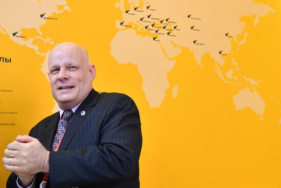 Russia SPIEF Rossiya Segodnya Exhibition Stall