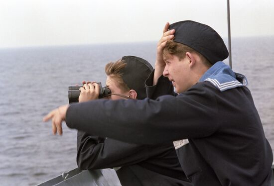 Students of Leningrad Nakhimov Naval School