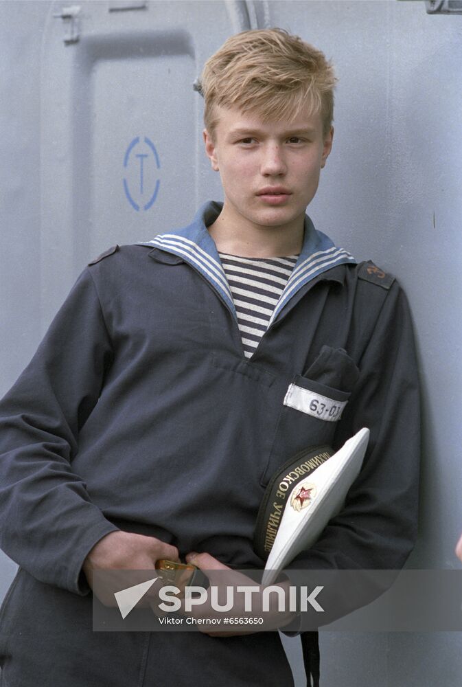 Students of Leningrad Nakhimov Naval School