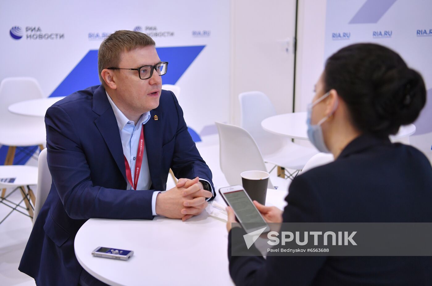 Russia SPIEF Rossiya Segodnya Exhibition Stall