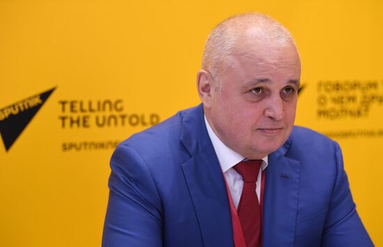 Russia SPIEF Rossiya Segodnya Exhibition Stall