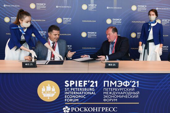 Russia SPIEF Signing Ceremonies