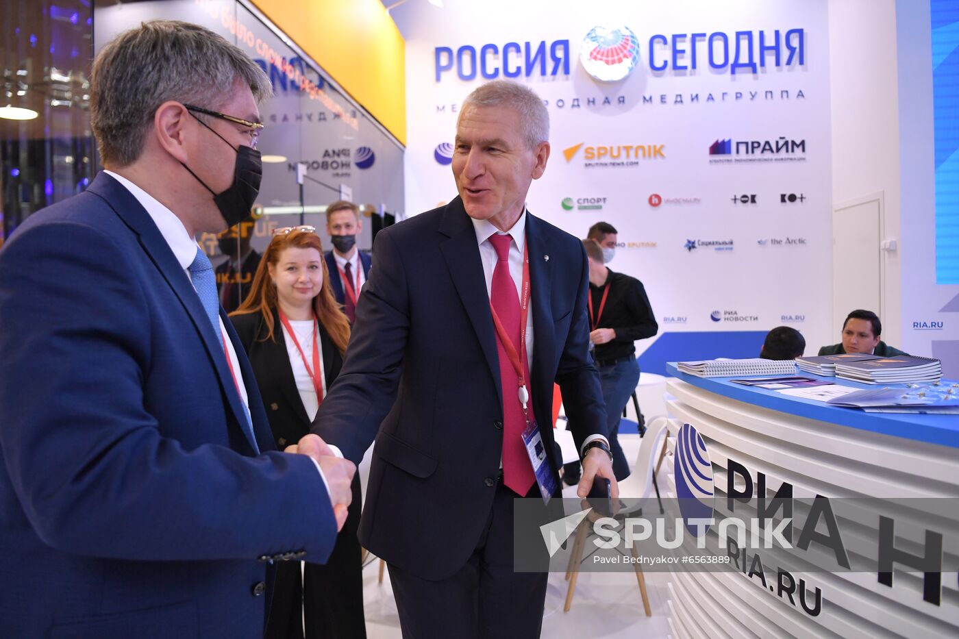 Russia SPIEF Rossiya Segodnya Exhibition Stall