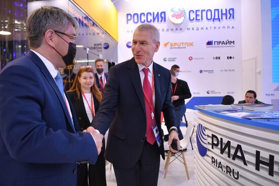 Russia SPIEF Rossiya Segodnya Exhibition Stall