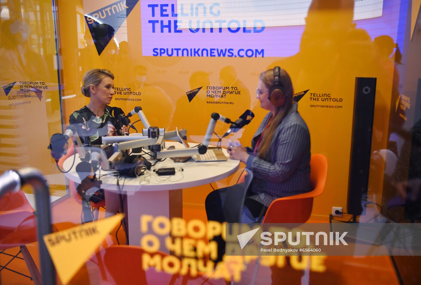 Russia SPIEF Rossiya Segodnya Exhibition Stall