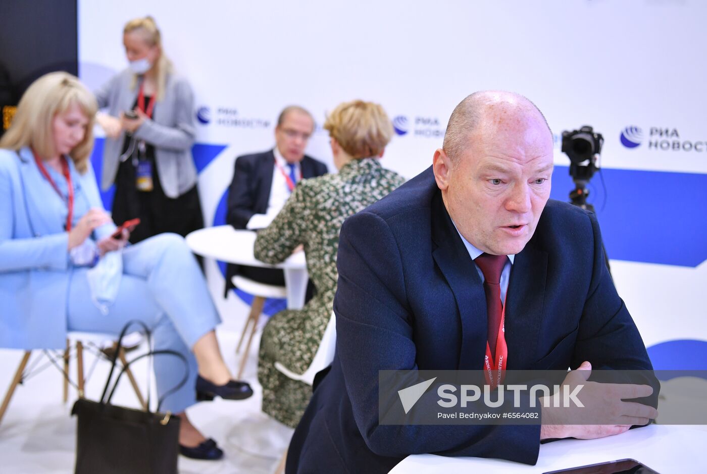 Russia SPIEF Rossiya Segodnya Exhibition Stall