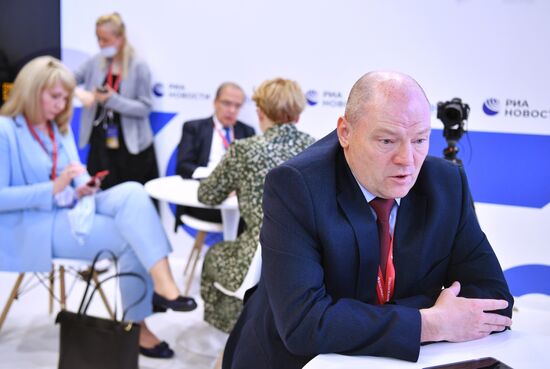 Russia SPIEF Rossiya Segodnya Exhibition Stall