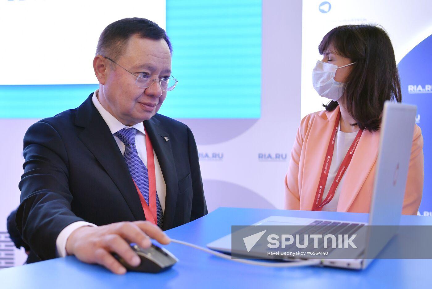 Russia SPIEF Rossiya Segodnya Exhibition Stall