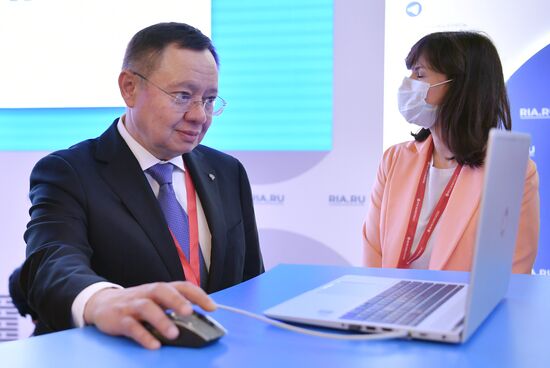Russia SPIEF Rossiya Segodnya Exhibition Stall