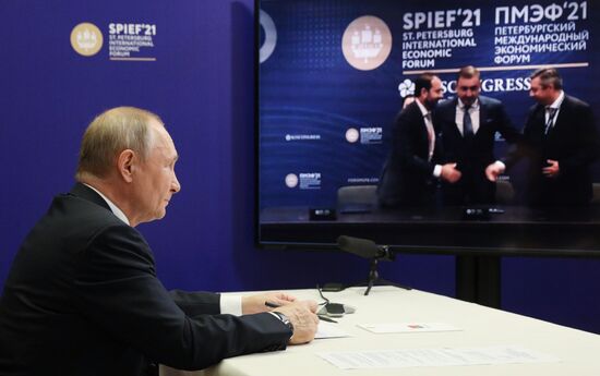 Russia Putin SPIEF
