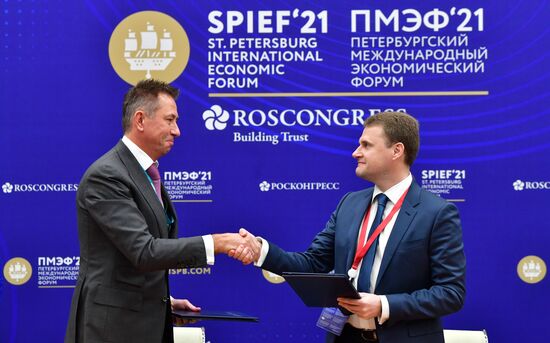 Russia SPIEF Signing Ceremonies