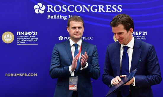 Russia SPIEF Signing Ceremonies