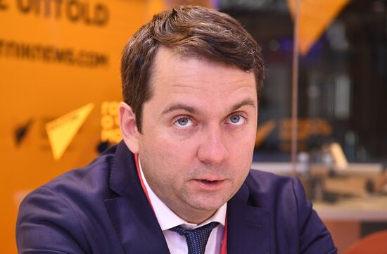 Russia SPIEF Rossiya Segodnya Exhibition Stall