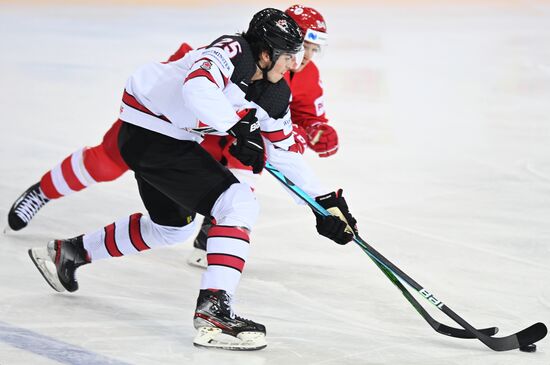 Latvia Ice Hockey Worlds Russia - Canada