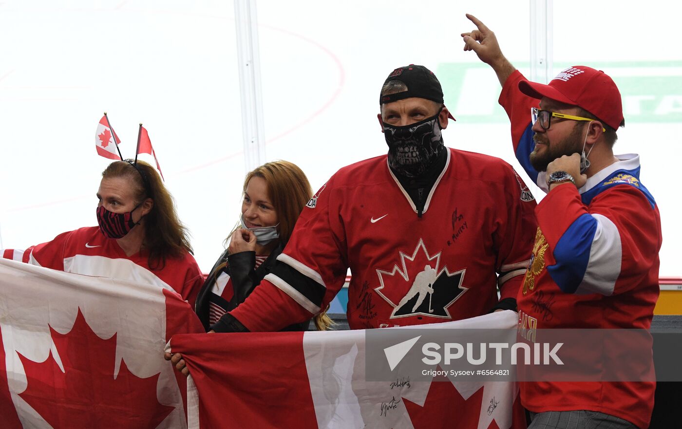 Latvia Ice Hockey Worlds Russia - Canada