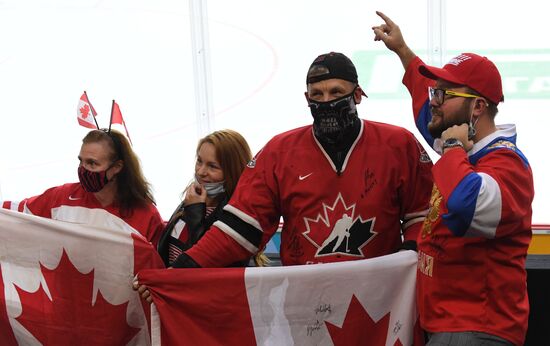 Latvia Ice Hockey Worlds Russia - Canada