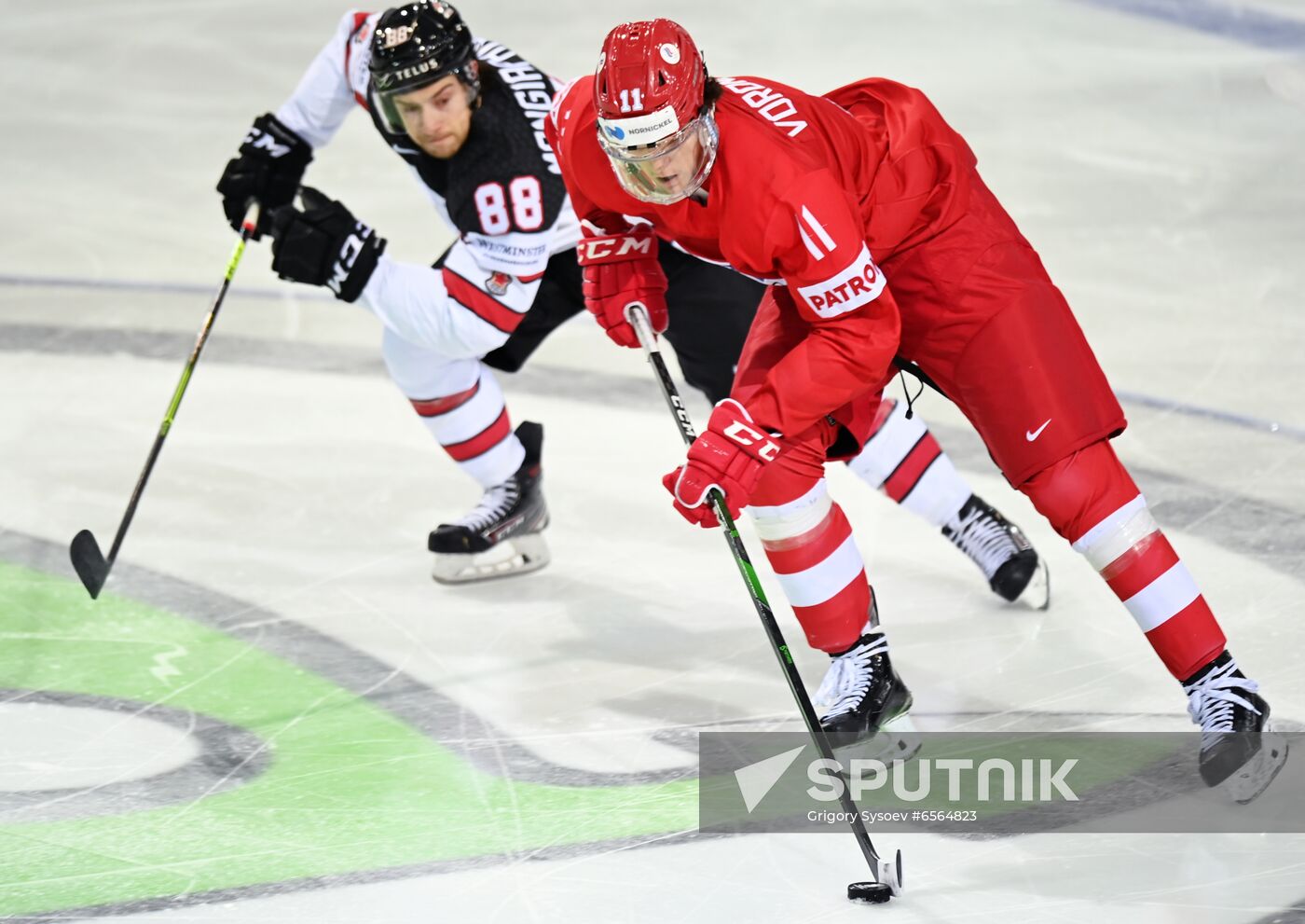 Latvia Ice Hockey Worlds Russia - Canada