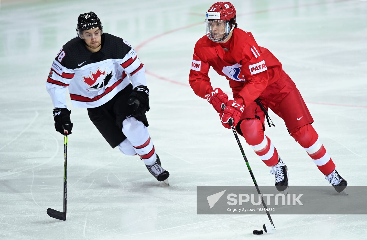 Latvia Ice Hockey Worlds Russia - Canada
