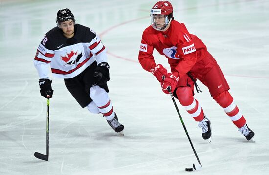 Latvia Ice Hockey Worlds Russia - Canada
