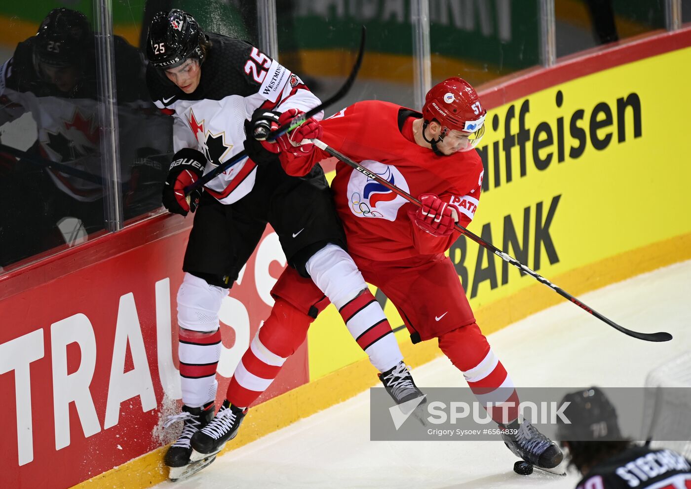 Latvia Ice Hockey Worlds Russia - Canada