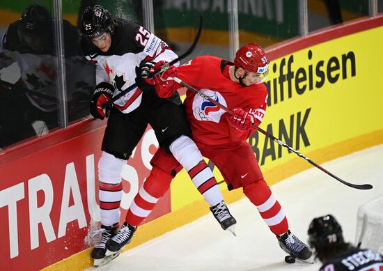 Latvia Ice Hockey Worlds Russia - Canada