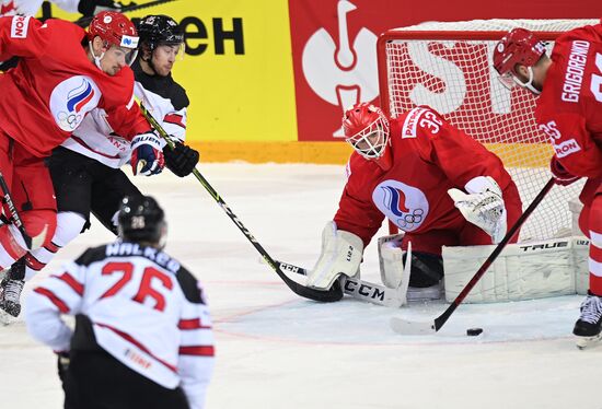 Latvia Ice Hockey Worlds Russia - Canada