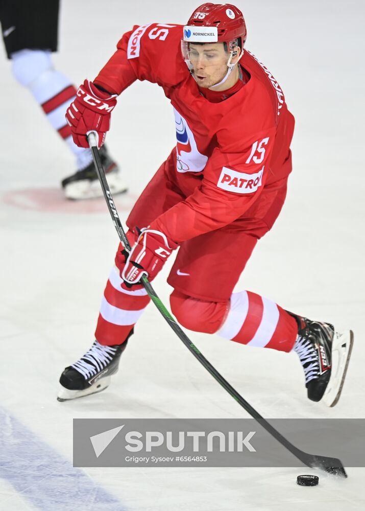 Latvia Ice Hockey Worlds Russia - Canada