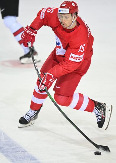 Latvia Ice Hockey Worlds Russia - Canada