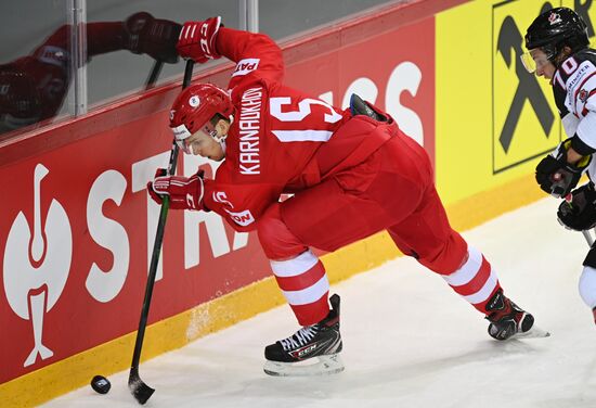 Latvia Ice Hockey Worlds Russia - Canada