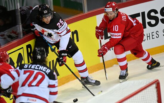 Latvia Ice Hockey Worlds Russia - Canada