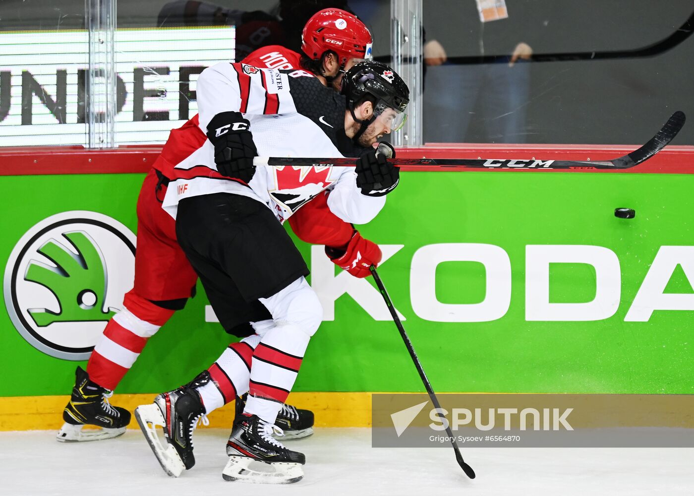 Latvia Ice Hockey Worlds Russia - Canada