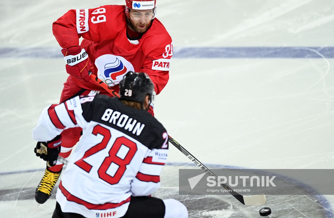 Latvia Ice Hockey Worlds Russia - Canada