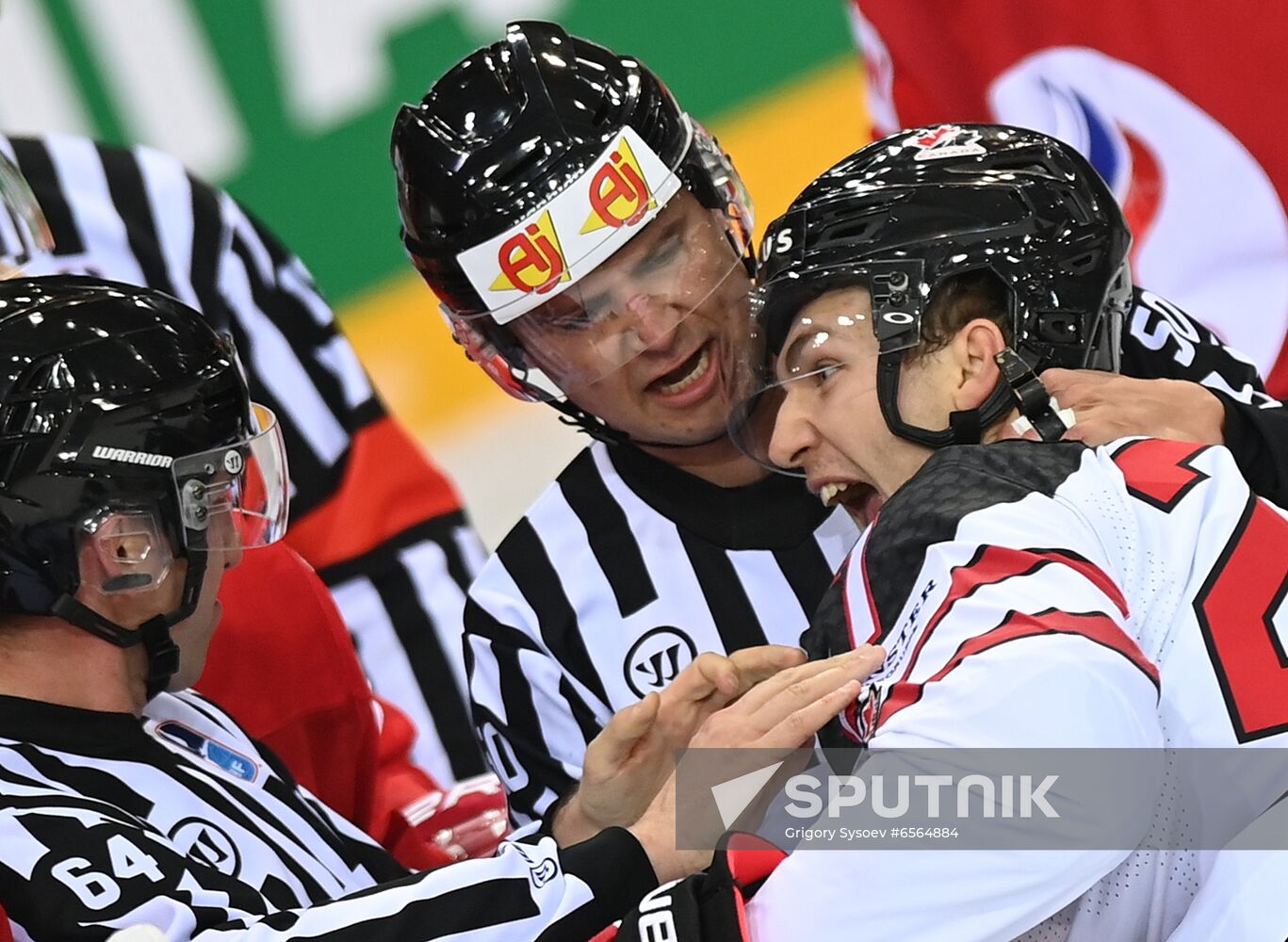 Latvia Ice Hockey Worlds Russia - Canada