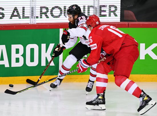 Latvia Ice Hockey Worlds Russia - Canada
