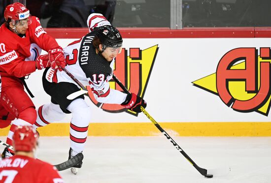 Latvia Ice Hockey Worlds Russia - Canada