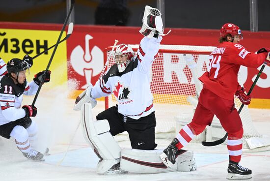 Latvia Ice Hockey Worlds Russia - Canada