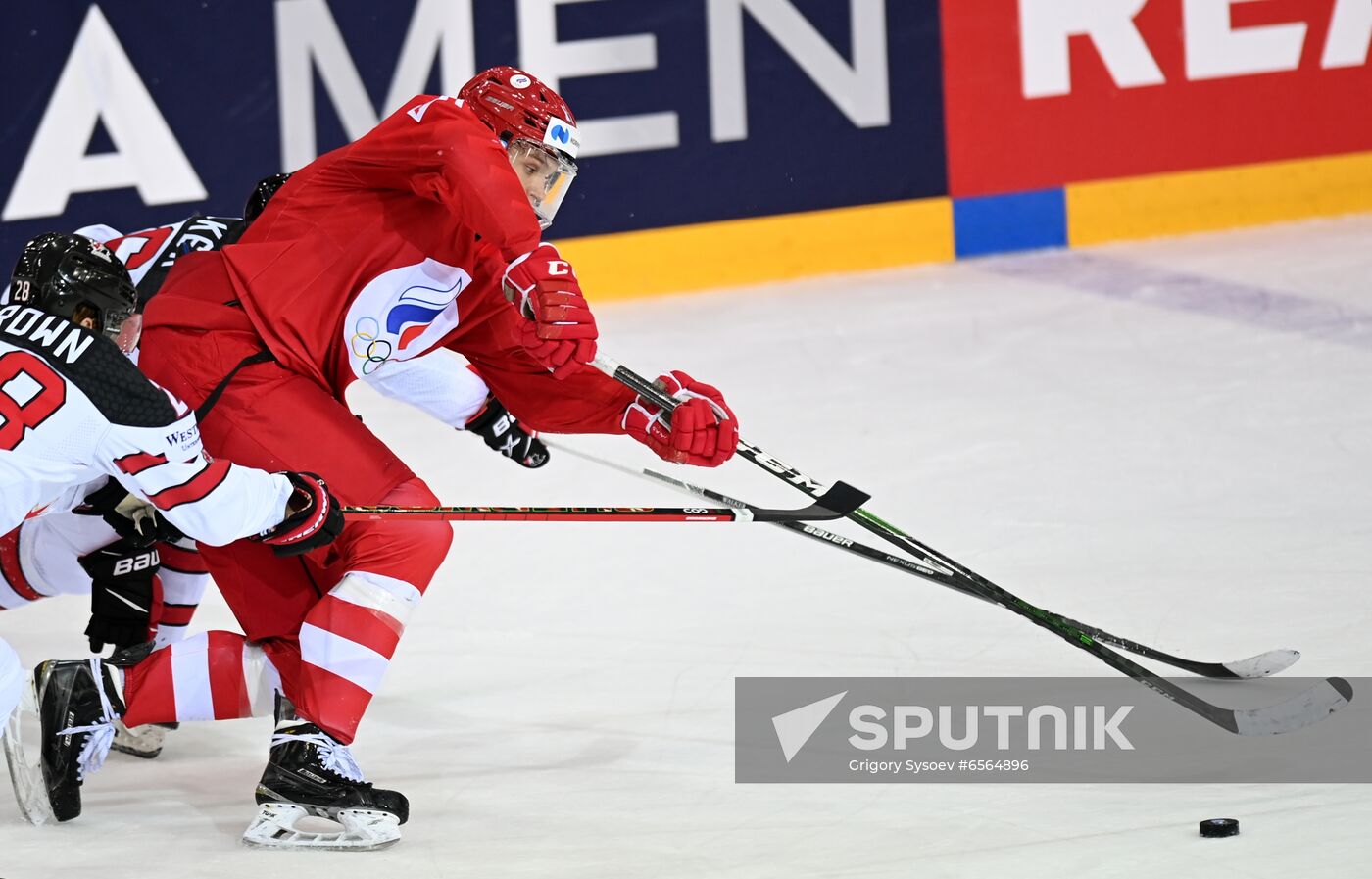 Latvia Ice Hockey Worlds Russia - Canada