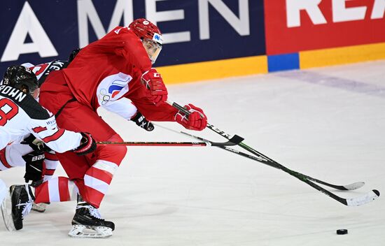 Latvia Ice Hockey Worlds Russia - Canada