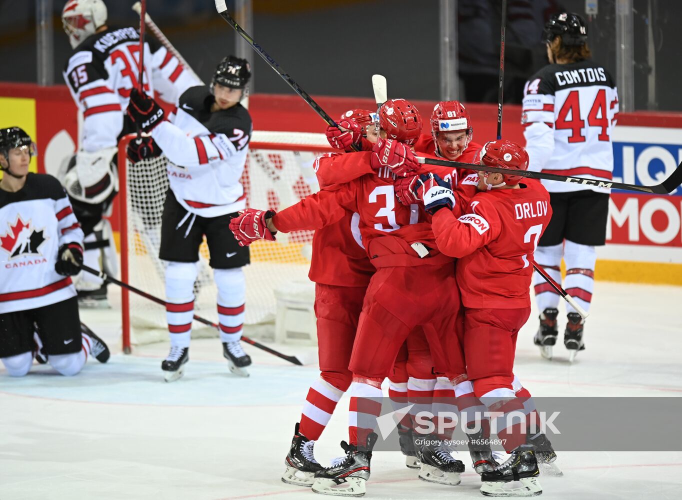 Latvia Ice Hockey Worlds Russia - Canada