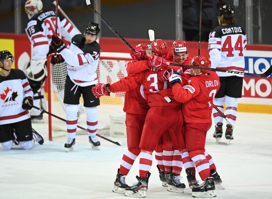 Latvia Ice Hockey Worlds Russia - Canada